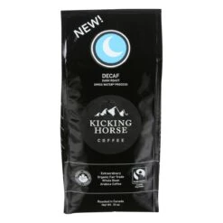 1736271 10 Oz Organic Fairtrade Whole Bean Coffee Decaf Dark Roast