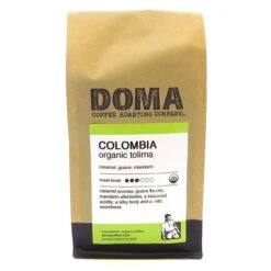 234600 12 Oz Organic Colombia Whole Coffee Bean