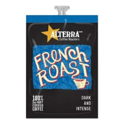 Alterra Coffee Freshpack Pods – French Roast – Dark Roast – 0.32 Oz