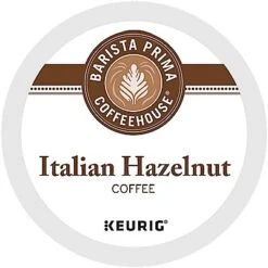 Barista Prima Coffeehouse Italian Hazelnut Coffee K-Cup® Box 24 Ct – Kosher Single Serve Pods
