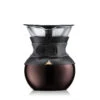 Bodum POUROVER Coffee Maker With Permanent Filter, 0.5 L, 17 Oz Black
