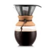 Bodum POUROVER Coffee Maker With Permanent S/s Filter, 12 Cup, 1.5 L, 51 Oz Cork