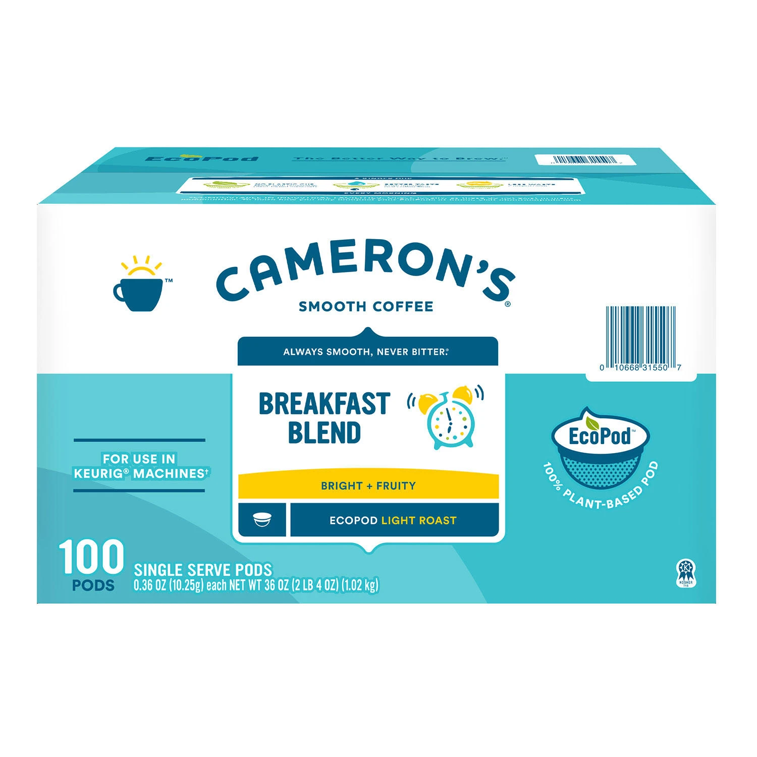 Cameron’s Coffee Single-Serve Cups, Breakfast Blend (100 Ct.) 1 Cameron’s Coffee Single-Serve Cups, Breakfast Blend (100 Ct.)