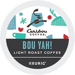 Caribou Coffee Bou Yah! Coffee K-Cup® Box 22 Ct – Kosher Single Serve Pods