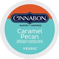 Cinnabon Caramel Pecan Coffee K-Cup® Box 12 Ct – Kosher Single Serve Pods