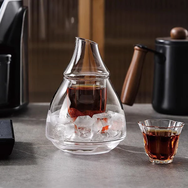 Double Glass Pour-Over Coffee Set – Elegant Pour-Over Experience – Aroma Enhancing Cup 1 Double Glass Pour-Over Coffee Set – Elegant Pour-Over Experience – Aroma Enhancing Cup