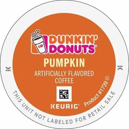 Dunkin’ Donuts Pumpkin Coffee Roll K-Cup 1 Dunkin’ Donuts Pumpkin Coffee Roll K-Cup