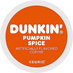 Dunkin’ Pumpkin Spice Coffee K-Cup® Pods 22 Ct – Kosher Single Serve Pods