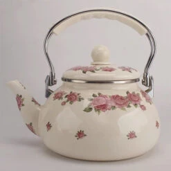 Enamel Tea Kettle With Designs