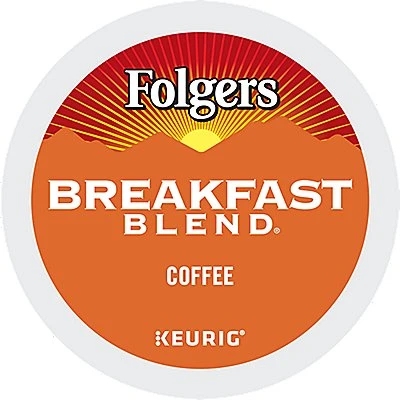 Folgers Breakfast Blend Coffee K-Cup® Box 24 Ct – Kosher Single Serve Pods 1 Folgers Breakfast Blend Coffee K-Cup® Box 24 Ct – Kosher Single Serve Pods