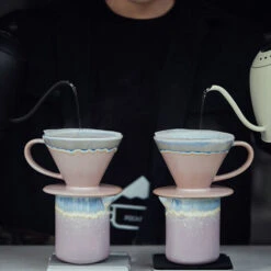 Galaxy Pour-Over Coffee Dripper – Cosmic Brewing – Artistic Design