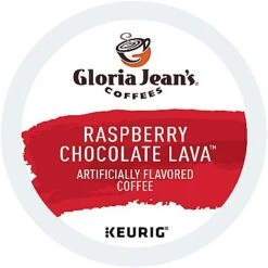 Gloria Jean’s Raspberry Chocolate Lava Coffee K-Cup® Box 24 Ct – Kosher Single Serve Pods