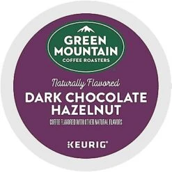 Green Mountain Coffee Dark Chocolate Hazelnut Coffee K-Cup® Box 24 Ct – Kosher Single Serve Pods