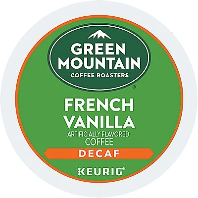 Green Mountain Coffee French Vanilla Decaf Coffee K-Cup® Box 24 Ct – Kosher Single Serve Pods 1 Green Mountain Coffee French Vanilla Decaf Coffee K-Cup® Box 24 Ct – Kosher Single Serve Pods