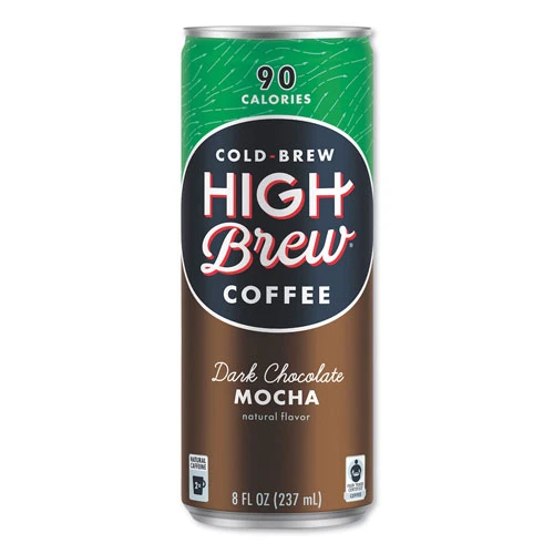 HIGH Brew® Coffee Cold Brew Coffee + Protein, Dark Chocolate 1 HIGH Brew® Coffee Cold Brew Coffee + Protein, Dark Chocolate