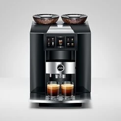 Jura Giga 10 Hot & Cold Brew With Two Bean Hoppers In Diamond Black