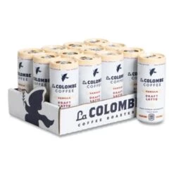 La Colombe LALLCT00002 9 Oz La Colombe Cold Brew Draft Latte Coffee, Vanilla – 12 Count