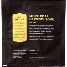 Lion Gold Decaf Coffee 4-Cup Pot Filter Packs