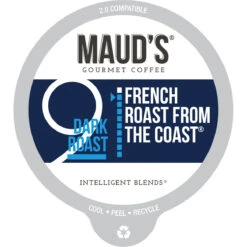 Maud’s French Roast Coffee Pods (French Roast From The Coast) – 24ct