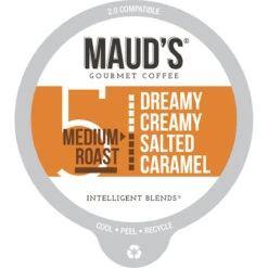 Maud’s Salted Caramel Flavored Coffee Pods – 24ct