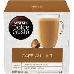 Nescafe Cafe Au Lait Coffee – Compatible With – Medium – 0.2 Oz – 16