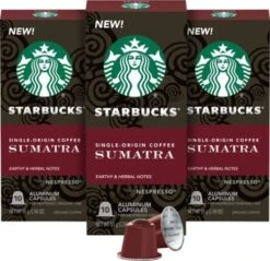 Nespresso – Starbucks Single Origin Sumatra 3 Pk