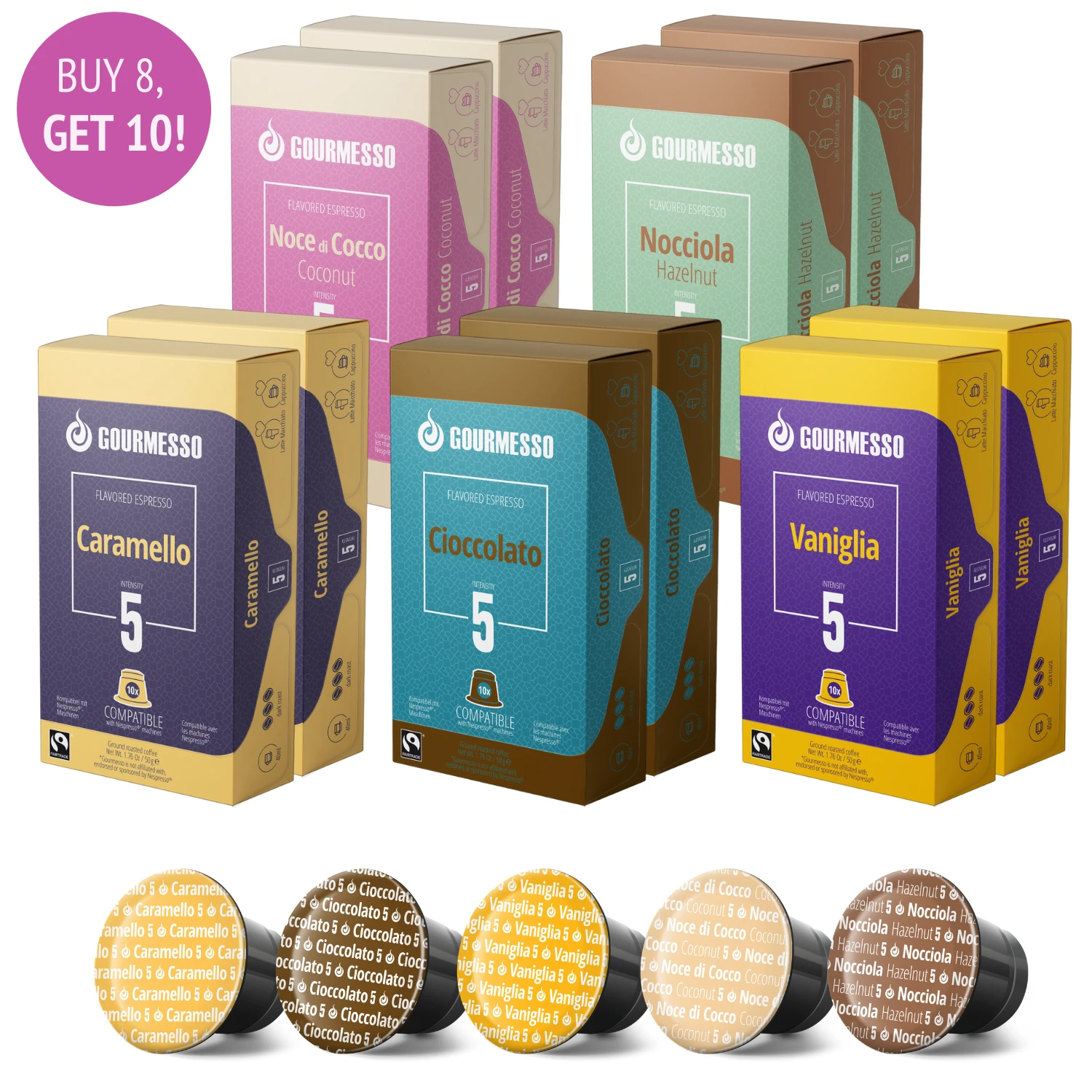 New Customer Flavor Special – Buy 8-Get 10 ($.40/Pod) 1 New Customer Flavor Special – Buy 8-Get 10 ($.40/Pod)