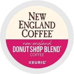 New England Coffee New England Donut Shop Blend Coffee K-Cup® Pods 24 Ct – Kosher Single Serve Pods