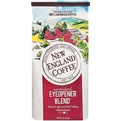 New England Coffee New England Eyeopener Blend Coffee 9 Oz Ground – Kosher Coffee