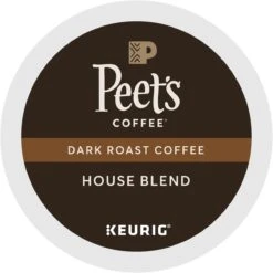 Peet’s Coffee House Blend Coffee K-Cup® Box 22 Ct – Kosher Single Serve Pods
