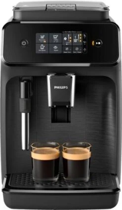 Philips 1200 Series Fully Automatic Espresso Machine With Milk Frother – Black