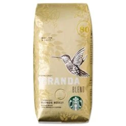 Starbucks Veranda Blend Coffee, Light Roast, Whole Bean, 1 Lb Bag
