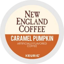 New England Coffee Caramel Pumpkin Coffee K-Cup® Pods 24 Ct – Kosher Single Serve Pods