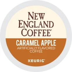 New England Coffee Caramel Apple Coffee K-Cup® Pods 24 Ct – Kosher Single Serve Pods