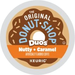 The Original Donut Shop Nutty + Caramel Coffee K-Cup® Box 12 Ct – Kosher Single Serve Pods