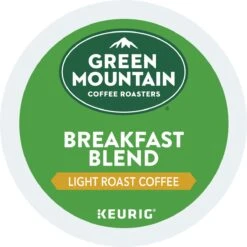Green Mountain Coffee Breakfast Blend Coffee K-Cup® Box 12 Ct – Kosher Single Serve Pods