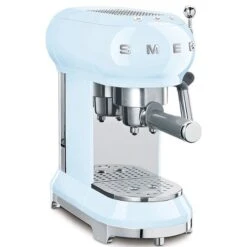 SMEG – ECF01 Semi-Automatic Espresso Machine – Blue – Pastel Blue