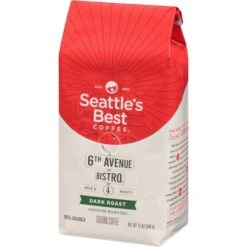 Seattle’s Best Coffee 6th Avenue Bistro Medium-Dark Rich Whole Bean Coffee – Level 4