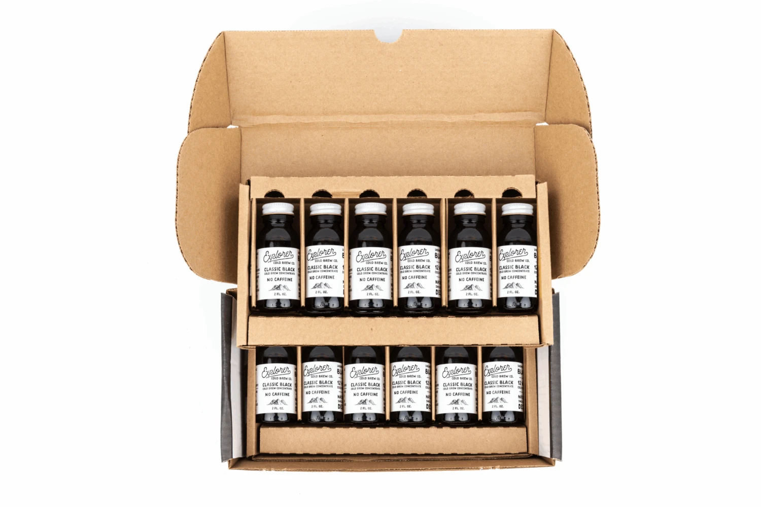 Swiss Water Decaf Cold Brew Concentrate / 12 2oz Bottle / Makes 16 Cups 1 Swiss Water Decaf Cold Brew Concentrate / 12 2oz Bottle / Makes 16 Cups