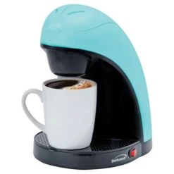 TS-112BL Single-Serve Coffee Maker With Mug, Blue