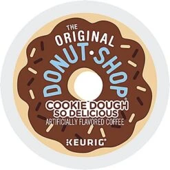 The Original Donut Shop Cookie Dough So Delicious K-Cup® Box 12 Ct – Kosher Single Serve Pods