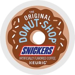 The Original Donut Shop Snickers Coffee K-Cup® Box 12 Ct – Kosher Single Serve Pods