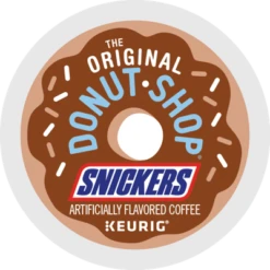 The Original Donut Shop Snickers Coffee K-Cup® Box 24 Ct – Kosher Single Serve Pods