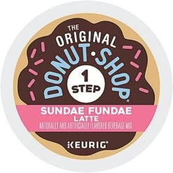 The Original Donut Shop Sundae Fundae K-Cup® Box 10 Ct Coffee – Kosher Single Serve Pods