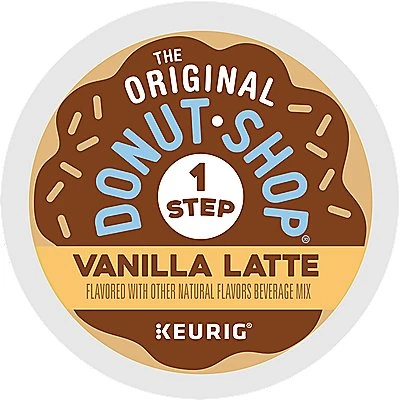The Original Donut Shop Vanilla Latte K-Cup® Box 10 Ct Coffee – Kosher Single Serve Pods 1 The Original Donut Shop Vanilla Latte K-Cup® Box 10 Ct Coffee – Kosher Single Serve Pods