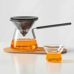 Vintage Glass Coffee Pour-Over Dripper Brewer Set – Blend Functionality With Elegance