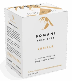 Bomani Alcoholic Cold Brew Vanilla 8 Cans -Best Quality Coffee bomani vanilla alcoholic cold brew