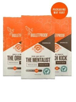 Bulletproof 3-Roast Variety Pack Ground Coffee 36oz