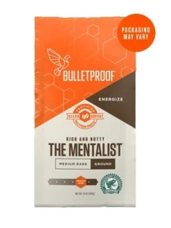 Bulletproof The Mentalist Ground Medium Dark Roast Coffee 12oz