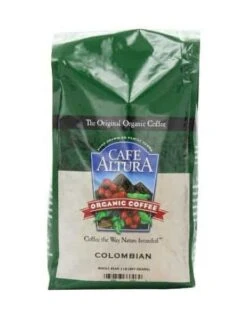 Cafe Altura Organic Colombian Whole Bean Dark Roast Coffee 32oz